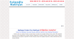 Desktop Screenshot of maltepeevdenevenakliye.com